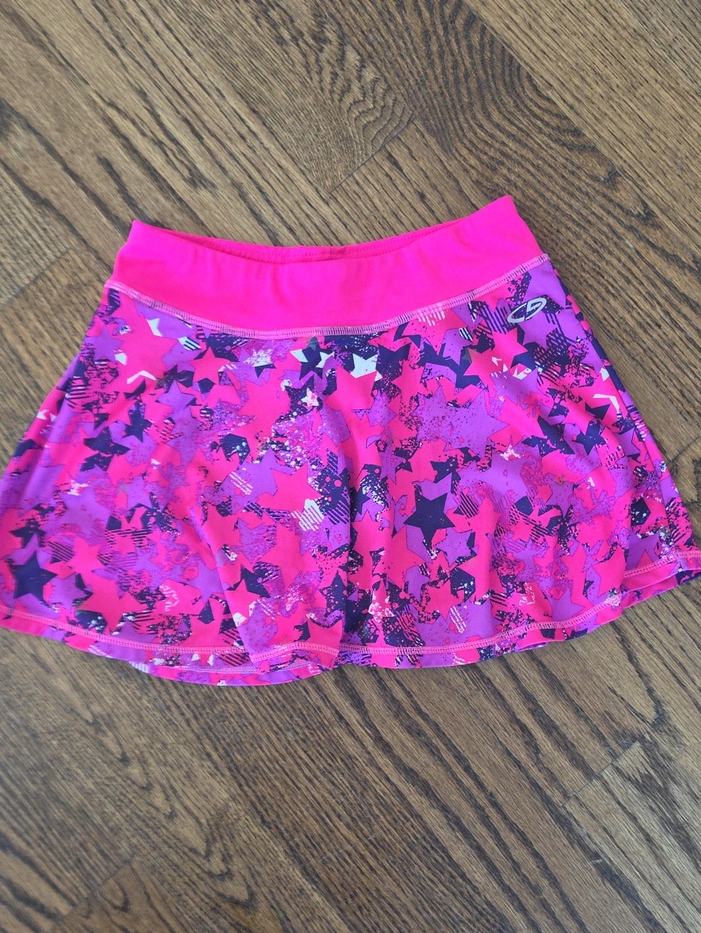 Champion Hot Pink Star-Print Skater Skirt
